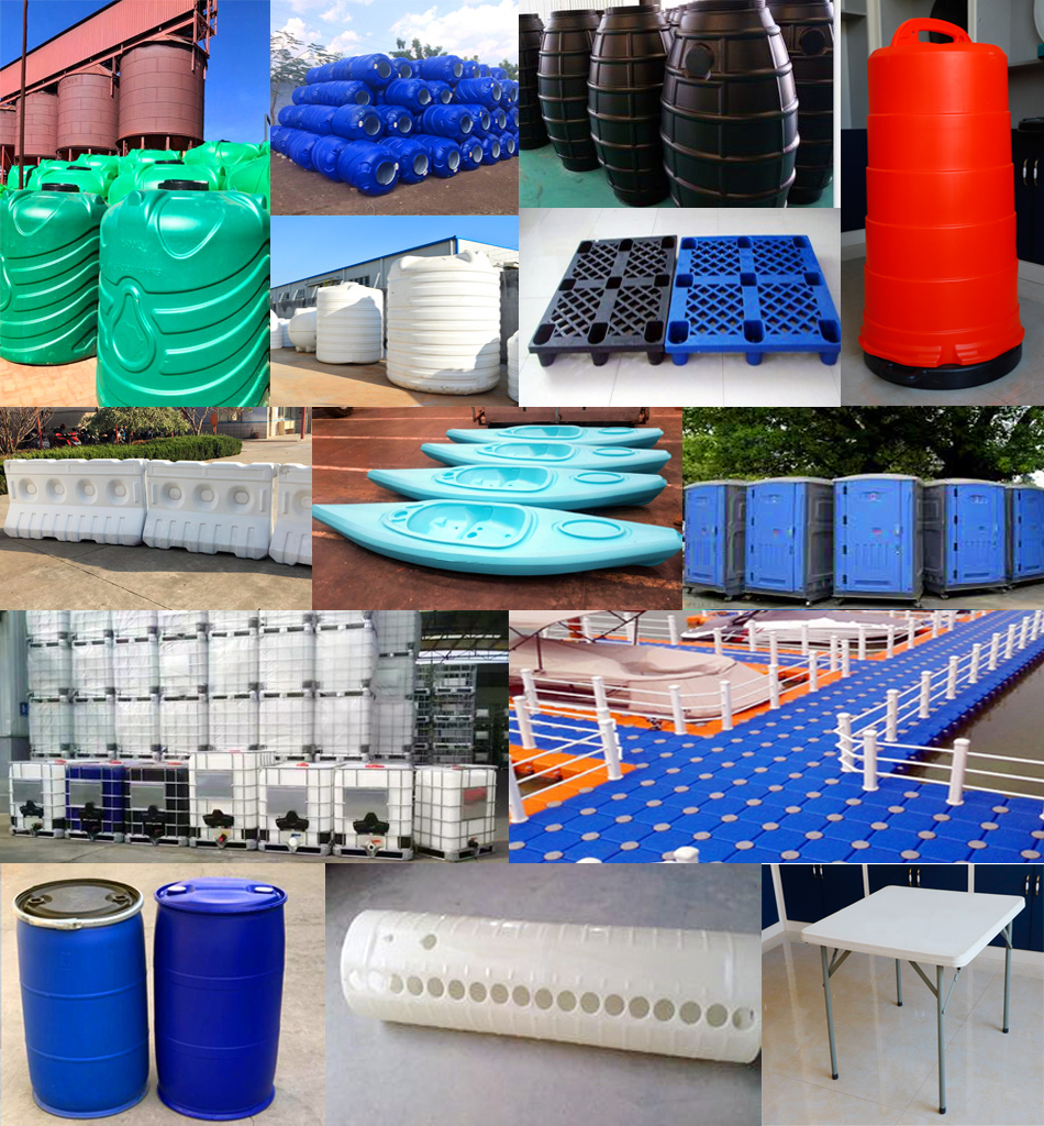 巖康1000L中空吹塑機產(chǎn)品應(yīng)用 1000L中空吹塑機