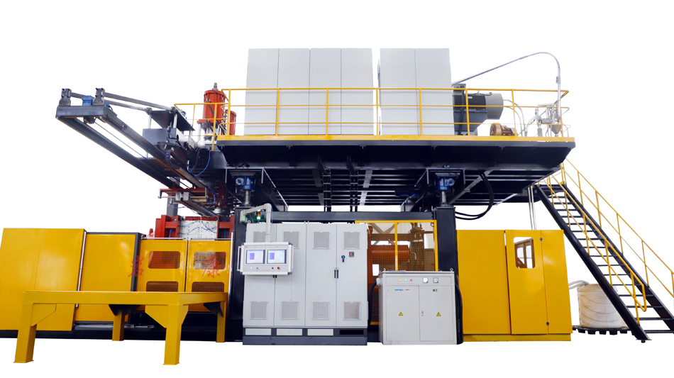 巖康防撞桶交通路障雙頭吹塑機 防撞桶交通路障雙頭吹塑機